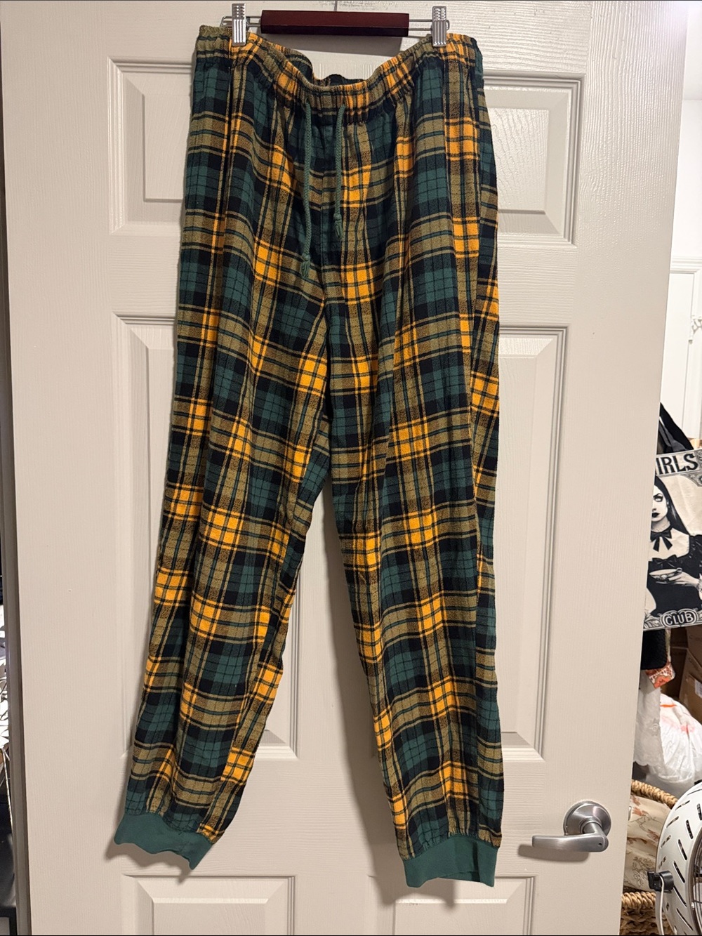 Abound Green and Yellow Plaid Men's Joggers